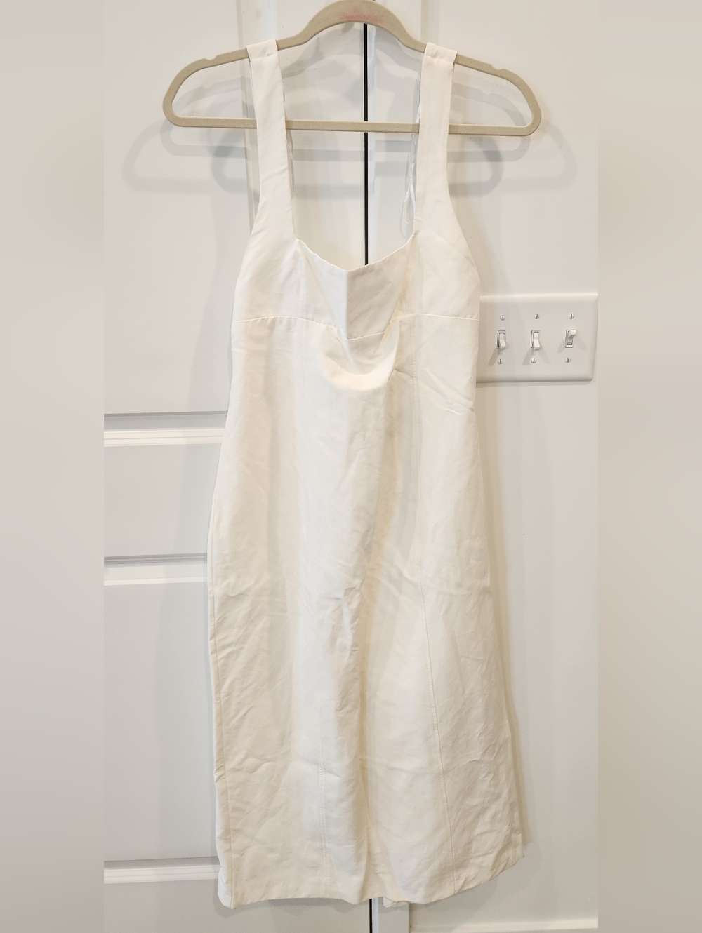 Zara Cream Sleeveless Dress